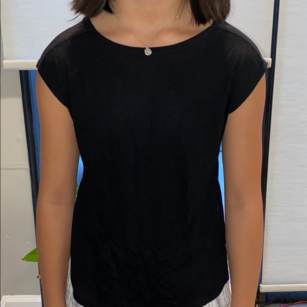 zella girl- mesh short sleeve